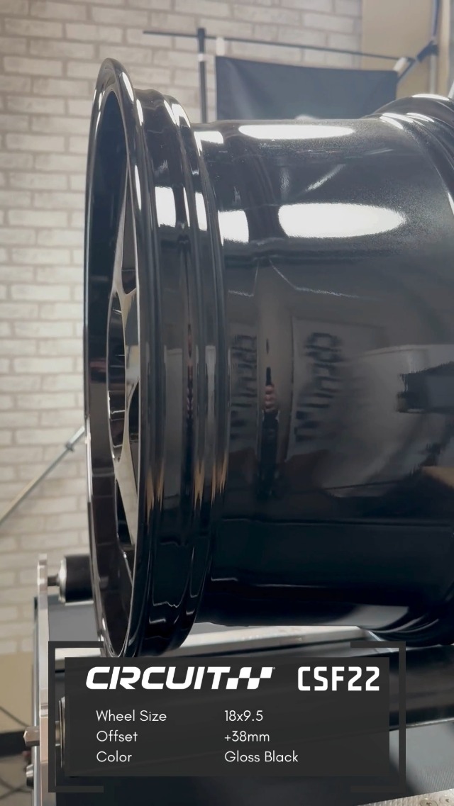 Amazon.com: Circuit Performance CSF22 18x9.5 Gloss Black 5x114.3